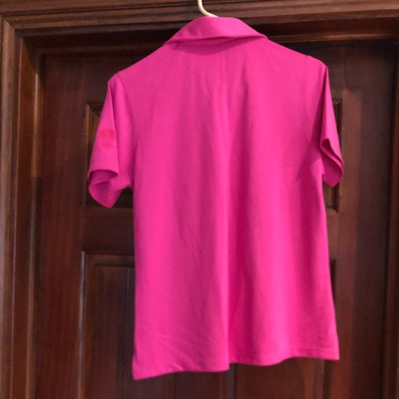 BERMUDA SANDS Women's Golf Shirt Size Small HT PINK Wick Away Technology - Picture 7 of 8